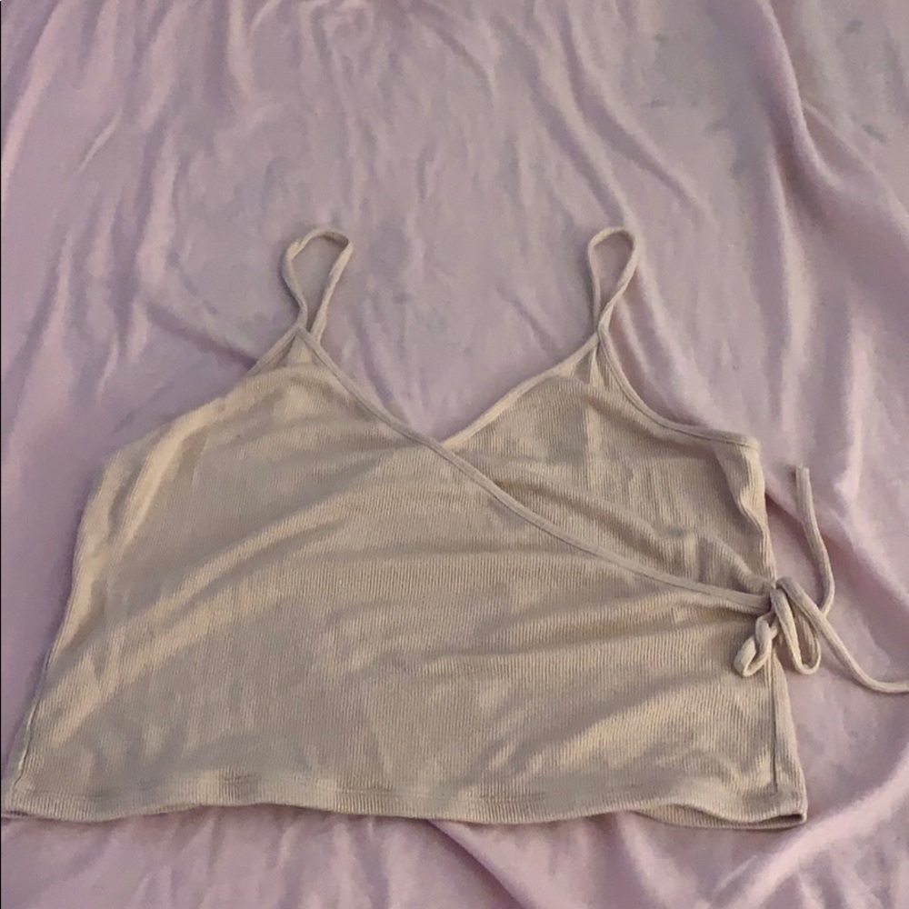 Blush pink crop top